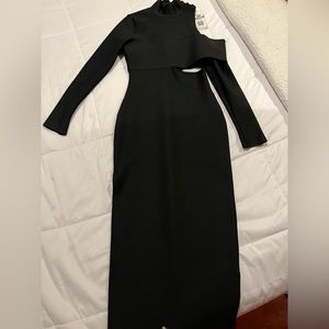 Omg show stopper black spandex dress. New with tags.